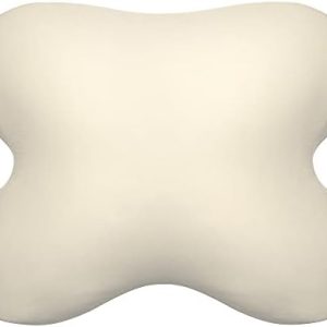 Edda Lux Kissenbezug für Tempur OMBRACIO – Formbeständig, 100% Baumwolle, perfekt für Schmetterlingskissen, Naturfarben,