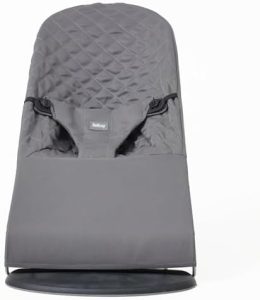 Belltop Bezug für BabyBjörn Wippe – Ergonomisch und hypoallergen, ideal für Babysitz (Grau)