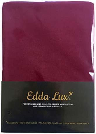 Edda Lux Kissenbezug für Tempur OMBRACIO – Formbeständig, 100% Baumwolle, perfekt für Schmetterlingskissen, Naturfarben,
