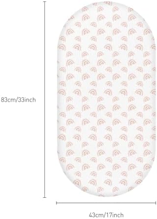 Musselin-Spannbettlaken für Kinderwagen 2er-Pack – Weich & Atmungsaktiv für Neugeborene, OEKO-TEX 100, 83 x 43 cm