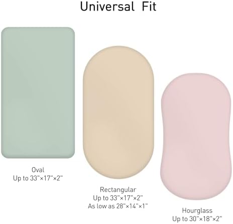 Musselin-Spannbettlaken für Kinderwagen 2er-Pack – Weich & Atmungsaktiv für Neugeborene, OEKO-TEX 100, 83 x 43 cm