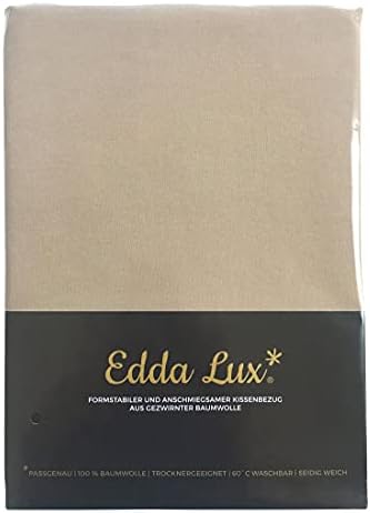 Edda Lux Kissenbezug für Tempur OMBRACIO – Formbeständig, 100% Baumwolle, perfekt für Schmetterlingskissen, Naturfarben,