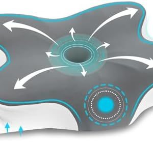 Memory Foam Nackenstützkissen - Orthopädisches Kissen für Nackenschmerzen, Ergonomisch für Seitenschläfer & Rückenschläf