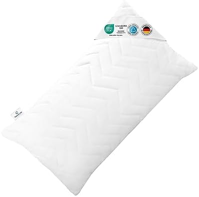 VERDA Kopfkissen 50x70 – 100% nachhaltig & orthopädisch für perfekten Schlafkomfort, ideal für Allergiker & diverse Schl