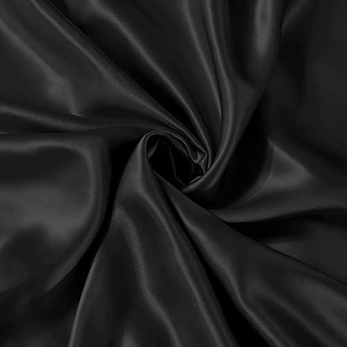 THXSILK 25 Momme Seidenkissenbezug für Haar und Haut - Hypoallergen mit verstecktem Reißverschluss, 40x80cm Holzkohle