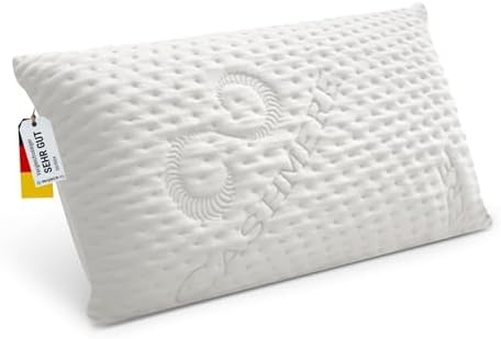 FMP Matratzenmanufaktur Visco Nackenstützkissen 11 cm – Orthopädischer Komfort für erholsamen Schlaf in Weiß