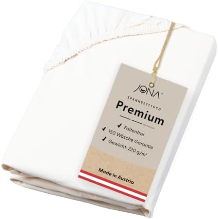 Premium Spannbettlaken 180-200 x 200 cm aus Jersey Baumwolle – ÖKO-TEX 100 zertifiziert für besten Schlafkomfort in Graf