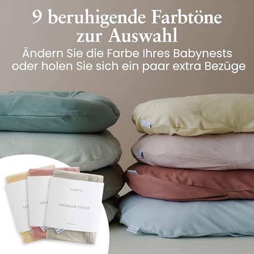Snuggle Me® Babynest Bezug - Hochwertiger Bio-Baumwollbezug, kuschelweich und waschbar für entspannte Schlafmomente