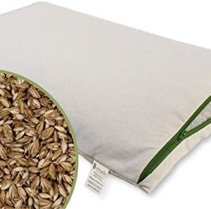 100% Bio Dinkelkissen 40x80 cm - Atmungsaktiv & Stützend für erholsamen Schlaf - G.O.T.S zertifiziert