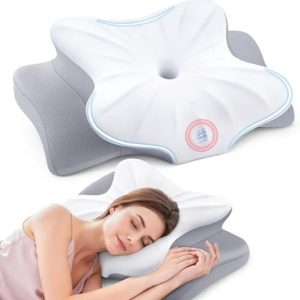Ergonomisches Nackenkissen von – Memory Foam für Rücken-, Seiten- & Bauchschläfer, ideal für erholsamen Schlaf!