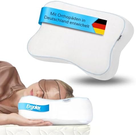 Ergonomisches Schlafkissen von – Orthopädisches Nackenkissen für besseren Schlaf – Ideal für Seitenschläfer!