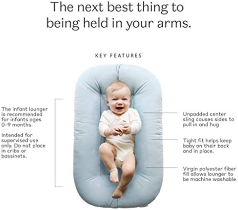 Snuggle Me® Babynest Bezug - Hochwertiger Bio-Baumwollbezug, kuschelweich und waschbar für entspannte Schlafmomente