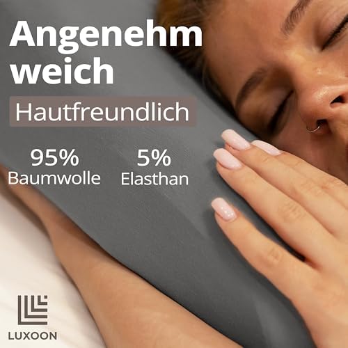 Gesundheitskissen Kissenbezug Set – 95% Baumwolle, Atmungsaktiv & Waschbar, Komfortabel für einen erholsamen Schlaf, 2er