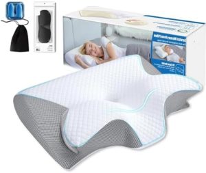 2025 Dreamsleepz Kissen - Ergonomisches orthopädisches Nackenstützkissen für entspannenden Schlaf und Schmerzfreiheit be