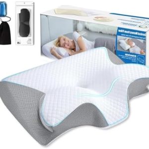 2025 Dreamsleepz Kissen - Ergonomisches orthopädisches Nackenstützkissen für entspannenden Schlaf und Schmerzfreiheit be