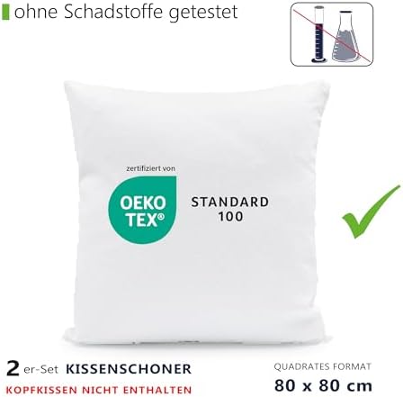 Aegis® Twillie Kissenbezug 40x60 cm – Wasserdicht, Atmungsaktiv, Hypoallergen – Ideal für Allergiker und Schlafkomfort