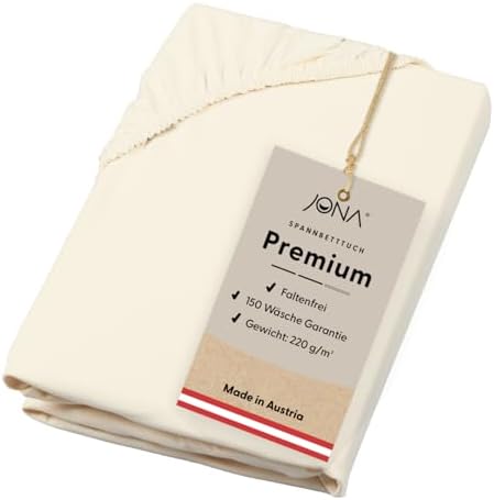 Premium Spannbettlaken 180-200 x 200 cm aus Jersey Baumwolle – ÖKO-TEX 100 zertifiziert für besten Schlafkomfort in Graf