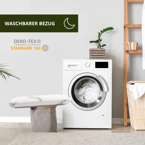 Sleeptime Orthopädisches Nackenstützkissen 70x40cm - Visko-Gelschaum & Bamboo-Bezug für erholsamen Schlaf