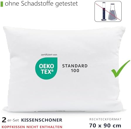 Aegis® Twillie Kissenbezug 40x60 cm – Wasserdicht, Atmungsaktiv, Hypoallergen – Ideal für Allergiker und Schlafkomfort