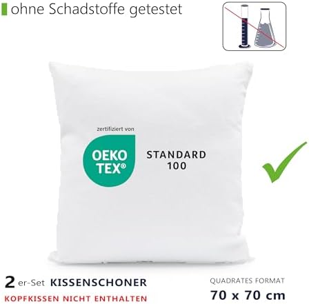 Aegis® Twillie Kissenbezug 40x60 cm – Wasserdicht, Atmungsaktiv, Hypoallergen – Ideal für Allergiker und Schlafkomfort