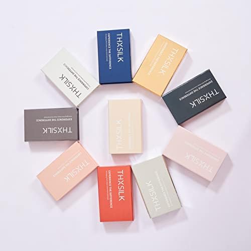 THXSILK 25 Momme Seidenkissenbezug für Haar und Haut - Hypoallergen mit verstecktem Reißverschluss, 40x80cm Holzkohle