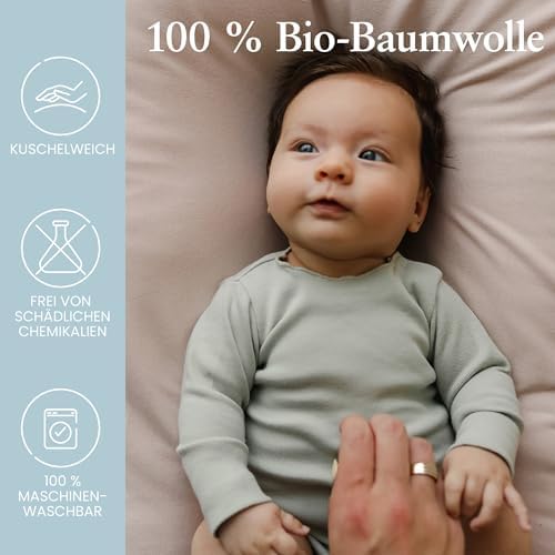Snuggle Me® Babynest Bezug - Hochwertiger Bio-Baumwollbezug, kuschelweich und waschbar für entspannte Schlafmomente