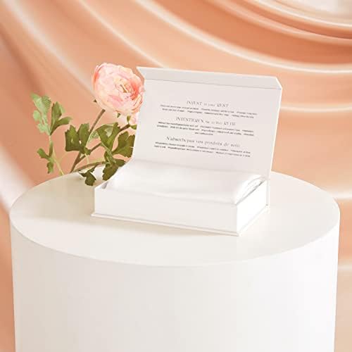 THXSILK 25 Momme Seidenkissenbezug für Haar und Haut - Hypoallergen mit verstecktem Reißverschluss, 40x80cm Holzkohle