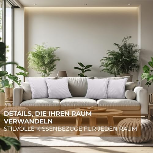 LAH Dream Deco 100% Tencel Lyocell Kissenbezug – Luxus für dekorative Kissen, hypoallergen & ultraweich in Petrol (40x40