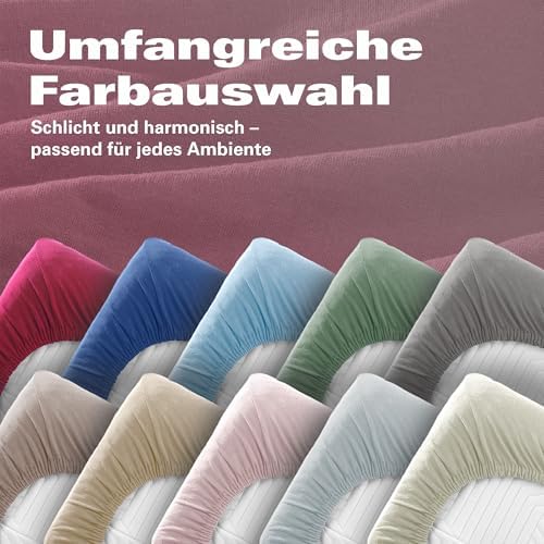 BaSaTex Bio Kissenbezüge 2er Pack für Nackenkissen | 97% GOTS-Baumwolle & Elasthan für hohen Komfort | Ideal für gesunde