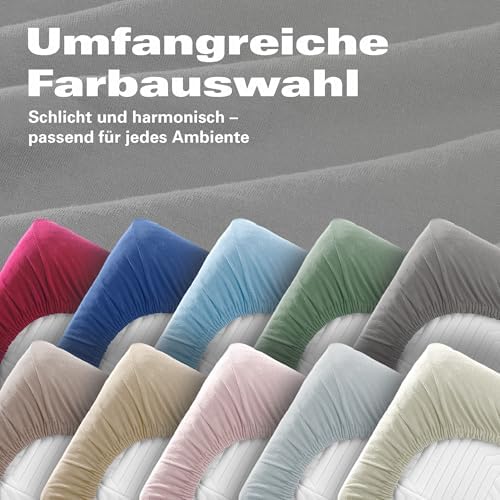 BaSaTex Bio Kissenbezüge 2er Pack für Nackenkissen | 97% GOTS-Baumwolle & Elasthan für hohen Komfort | Ideal für gesunde