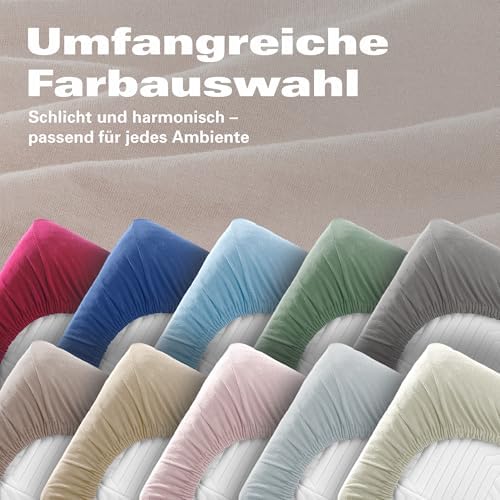 BaSaTex Bio Kissenbezüge 2er Pack für Nackenkissen | 97% GOTS-Baumwolle & Elasthan für hohen Komfort | Ideal für gesunde