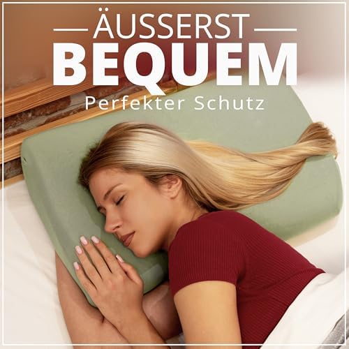 Gesundheitskissen Kissenbezug Set – 95% Baumwolle, Atmungsaktiv & Waschbar, Komfortabel für einen erholsamen Schlaf, 2er