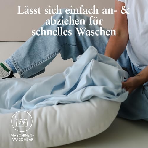 Snuggle Me® Babynest Bezug - Hochwertiger Bio-Baumwollbezug, kuschelweich und waschbar für entspannte Schlafmomente