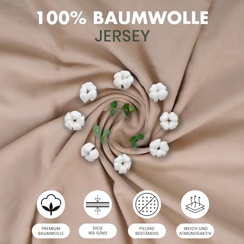 Kissenbezug 40 x 80 (2er Set) - Atmungsaktive 100% Baumwolle - Weich, Reißverschluss, für gemütliche Nächte