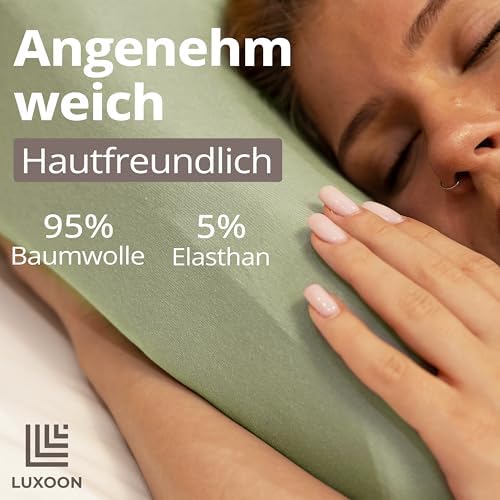 Gesundheitskissen Kissenbezug Set – 95% Baumwolle, Atmungsaktiv & Waschbar, Komfortabel für einen erholsamen Schlaf, 2er