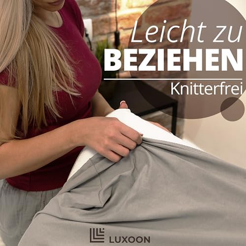 Gesundheitskissen Kissenbezug Set – 95% Baumwolle, Atmungsaktiv & Waschbar, Komfortabel für einen erholsamen Schlaf, 2er