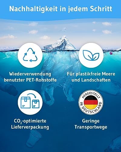 VERDA Kopfkissen 50x70 – 100% nachhaltig & orthopädisch für perfekten Schlafkomfort, ideal für Allergiker & diverse Schl