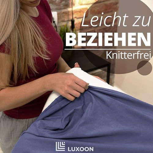 Gesundheitskissen Kissenbezug Set – 95% Baumwolle, Atmungsaktiv & Waschbar, Komfortabel für einen erholsamen Schlaf, 2er