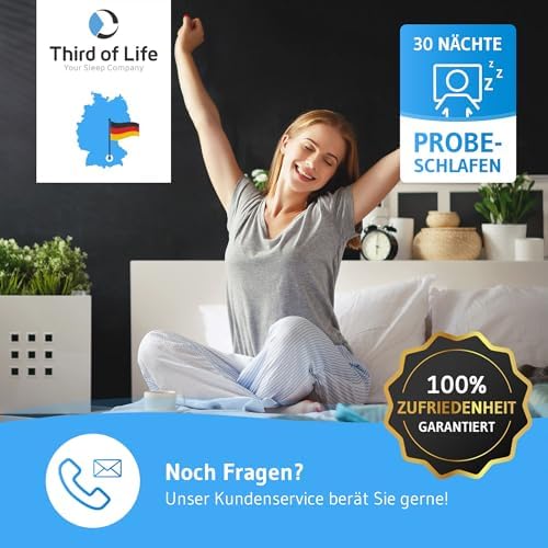 inSPIRO Kopfkissen 80x80 – Ergonomisches Premium Nackenstützkissen für alle Schlaftypen, OEKO-TEX®-zertifiziert, Made in