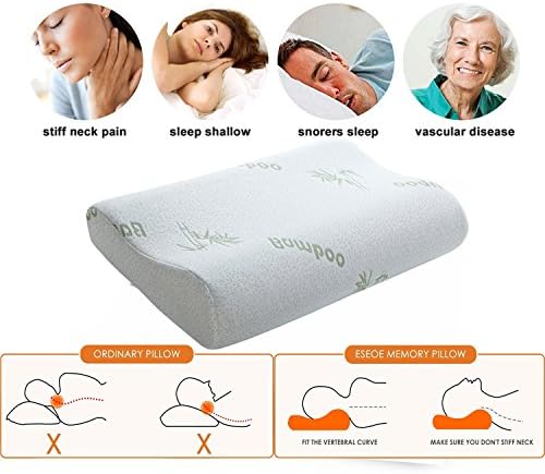 2025 Ergonomisches Hohe Dichte Memory Foam Kissen - Orthopädisches Kopfkissen für Nacken- und Schulterschmerzen mit abne