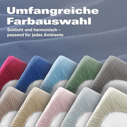 BaSaTex Bio Kissenbezüge 2er Pack für Nackenkissen | 97% GOTS-Baumwolle & Elasthan für hohen Komfort | Ideal für gesunde