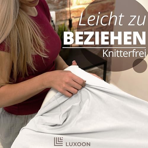 Gesundheitskissen Kissenbezug Set – 95% Baumwolle, Atmungsaktiv & Waschbar, Komfortabel für einen erholsamen Schlaf, 2er